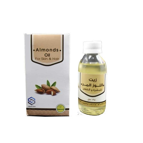 زيت اللوز المر صفا المروج 125مل