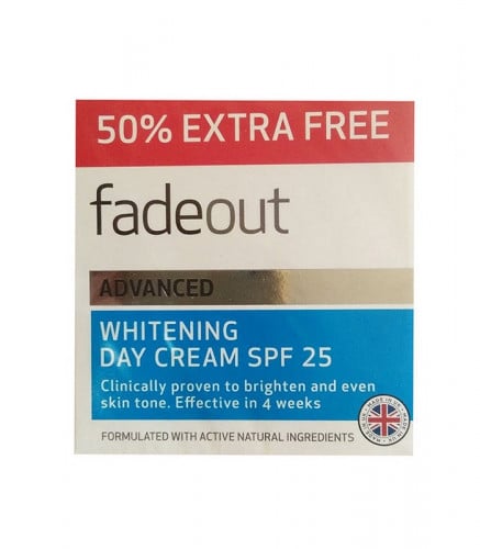 كريم نهاري مرطب للبشرة مع عامل حماية +25 من فيد اوت - 75 مل