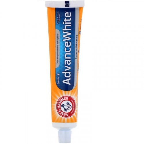 Arm & Hammer، معجون أسنان أبيض متطور بصودا الخبز وبيروكسيد ، تبييض فائق ، (171 جم