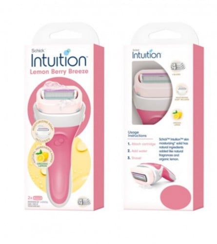 أمواس حلاقة بنسيم الليمون والتوت من شيك إنتويشن