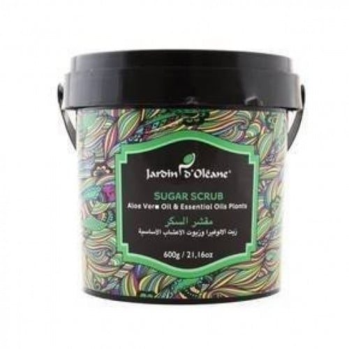 جاردن اوليان - مقشر السكر زيت الالوفيرا وزيت الاعشاب الاساسية - 600 جرام