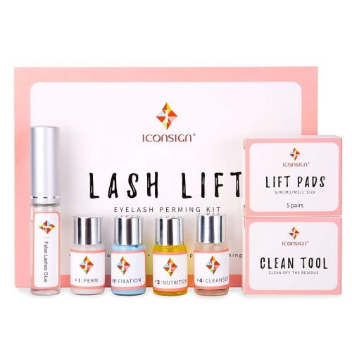 لاش لفت أداة لرفع وبرم الرموش بالمنزل iconsign Lash Lift
