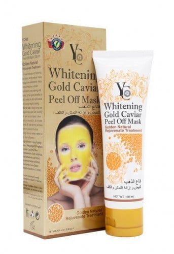 قناع مُبيض قابل للتقشير بالكافيار والذهب من واي سي 100ج