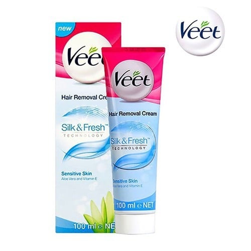 فيت كريم لإزالة الشعر سيلك آند فريش للبشرة الحساسة، 100ج