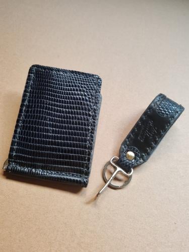 طقم حقيبه يد + محفظه جلد لازارد