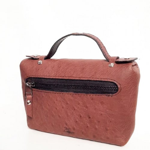 حقيبة يد جلد نعام