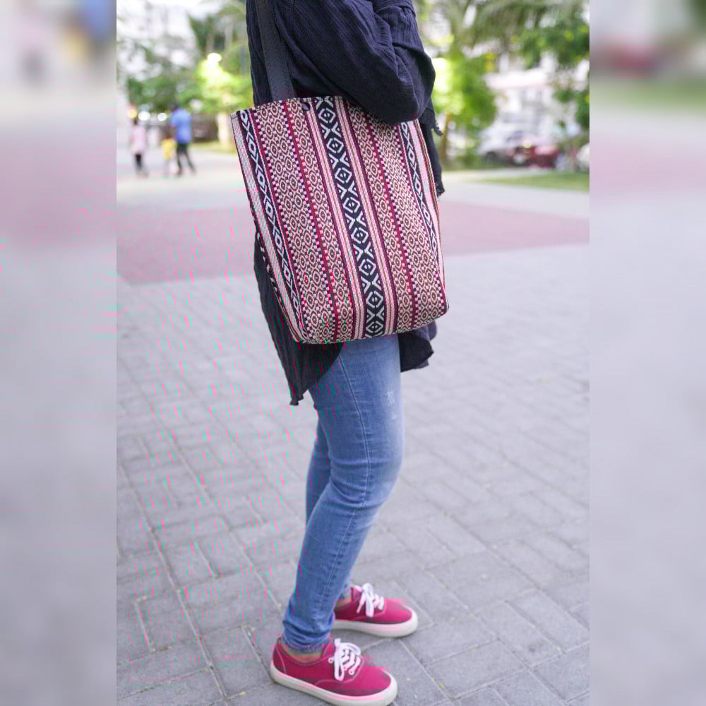 حقيبة يد نسائية بنقش سدو  موديل 1