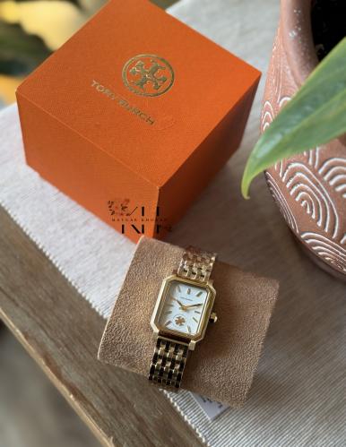 ساعة tory burch ذهبي