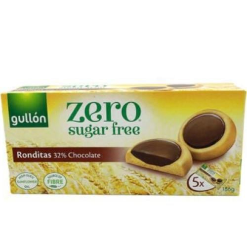 جولون زيرو بسكويت دوائر بالشوكولاتة بدون سكر 186G
