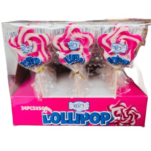 روزى مصاص نجمة فراولة ( بالحبة او العلبة 24 حبة) 50G