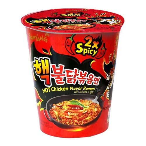 مكرونة رامن بنكة الدجاج الحار {2x}70g