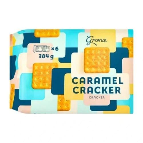 جرونا بسكويت كراكرز بالكراميل مقرمش 384G