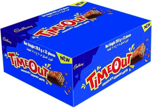 كادبورى تايم اوت شوكولاتة ويفر مقرمش 12*20.8G