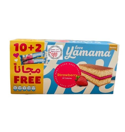 يمامة كيك بار فراولة (10+2) - 12*20G