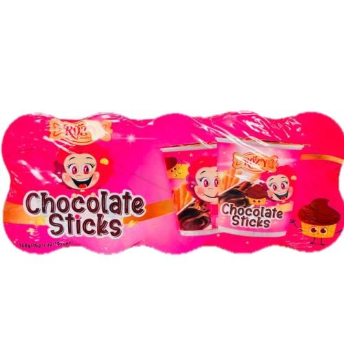 روزى اصابع شوكولاتة وردى 10*16G