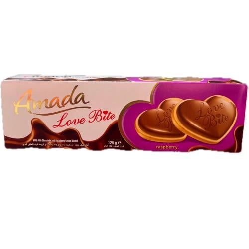 امادا لوف بايت بسكويت شوكولاتة وكريمة توت العليق 125G