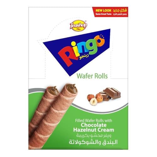 تيشوب رينجو شوكولاته بالبندق 12قطعة*16G