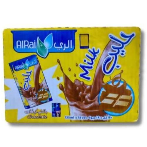 الراى حليب شوكولاتة 18عبوة*125مل