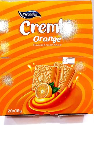كريمبي بسكويت مع كريمة بنكهة البرتقال 20*16G