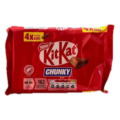 كيت كات تشنكى ويفر بالشوكولاتة مستورد 4بار*32G