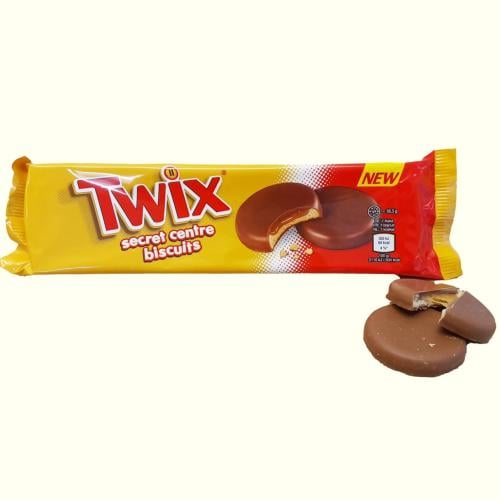 تويكس بسكويت مقرمش بحشوة الكراميل  8قطع 132G