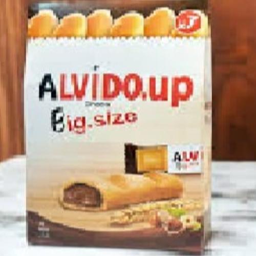 ويفر الفيدو اب محشو كريما الحليب مع الكاكاو 7*18G