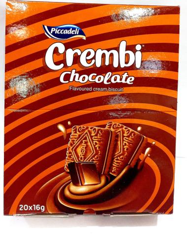 كريمبي بسكويت مع كريمة بنكهة الشوكلاتة 20*16G