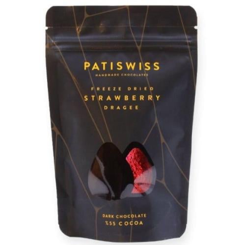 باتيسويس فراولة مغلفة بالشوكولاتة الداكنة 80G