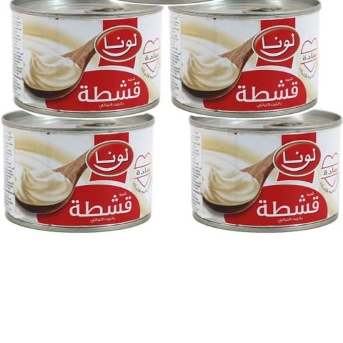 لونا شبيه قشطة سادة 4 حبة 155g