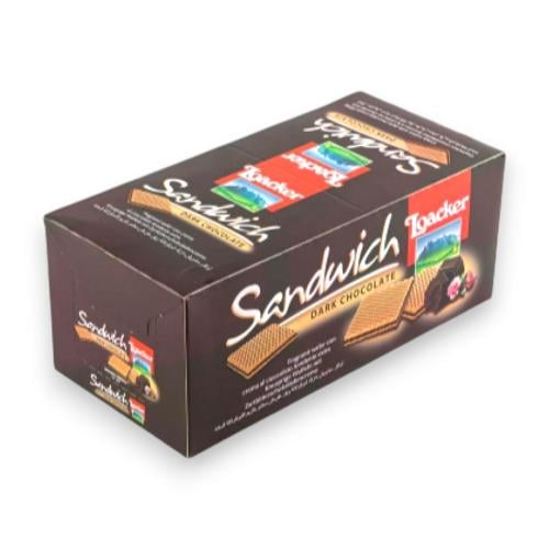 لوكر ساندوتش شوكولاتة دارك 25*25G