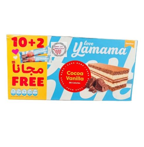 يمامة كيك بار كاكاو وفانيليا  (10+2) - 12*20G