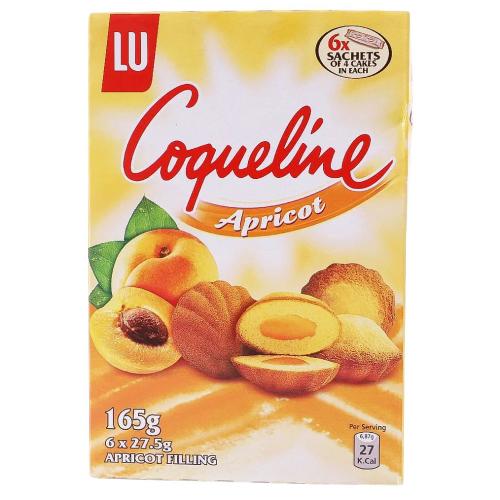 كوكلن كيك فانيليا ومشمش 6كيس*27.5G