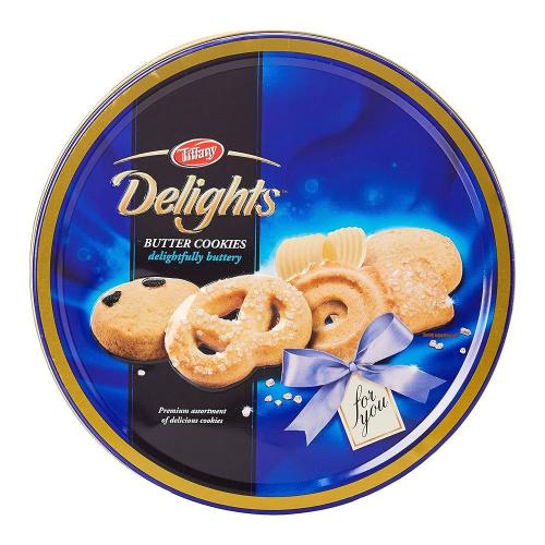 تيفانى ديلايتس بتر كوكيز علبة صفيح 405G