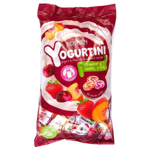 روشن يوغرتيني بنكهة الفاكهة 1 كيلو