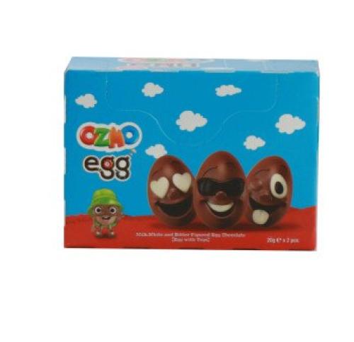 اوزمو بيض شوكولاته بالحليب بيضة مع لعبة 2حبة
