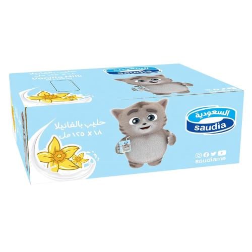 حليب السعوديه فانيليا 24*125مل