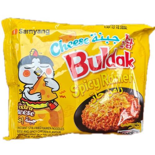 مكرونة رامن الاصفر بنكهة الدجاج الحار والجبنة 140g