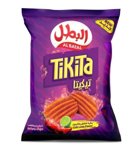 البطل تيكيتا بطاطس  فلفل وليمون عائلى  155G