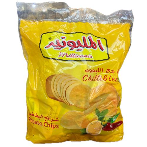 المليونير بطاطس فلفل مع ليمون 20كيس*12g