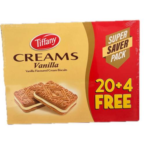 تيفانى بسكويت بكريمة فانيليا 24*16G