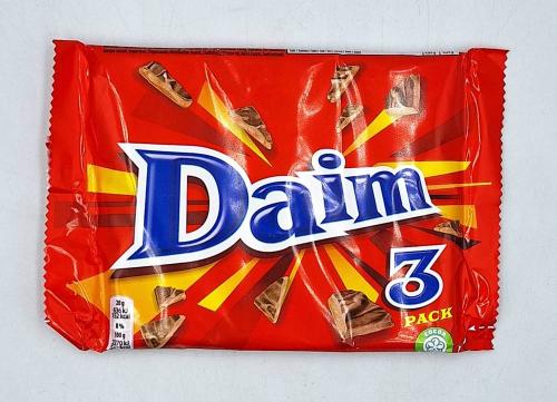 دايم قطع شوكلاتة حليب 3*28g