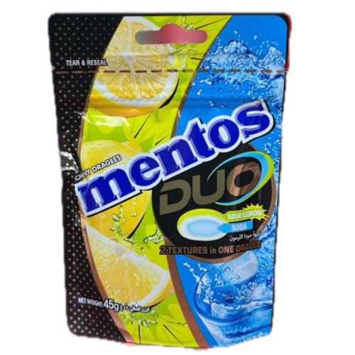 مينتوس ديو نكهة صودا الليمون 45G