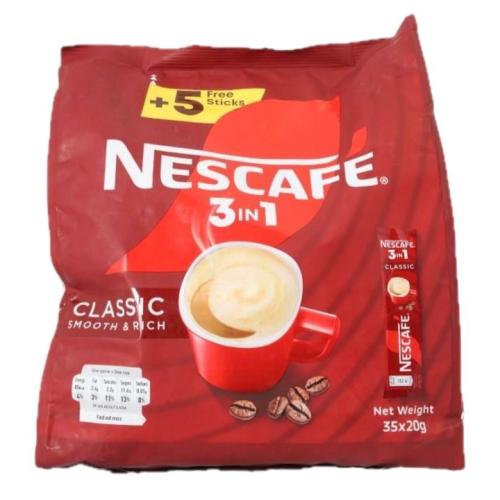 نستلة نسكافية كلاسيك سلس وغنى 35ظرف*20G