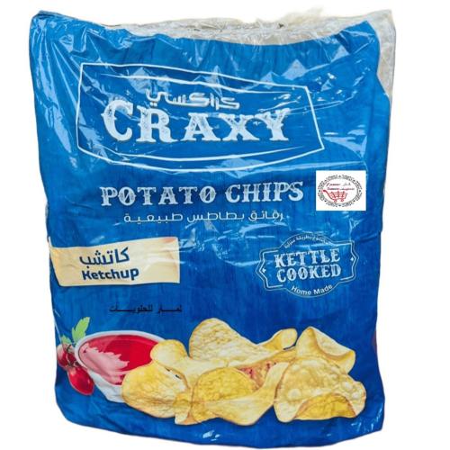 كراكسى كاتل بطاطس كاتشب 12*23G