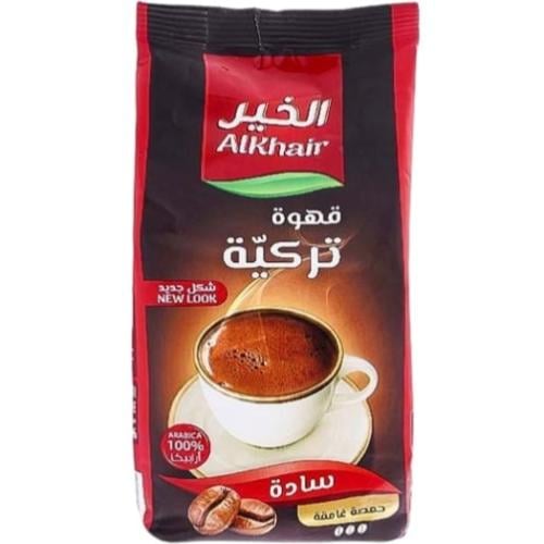 الخير  قهوة تركيه سادة  كيس 100G