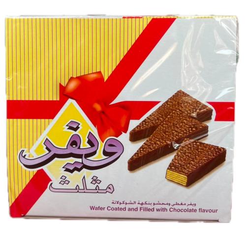 اولكر رنا مثلث ويفر محشو ومغطى شوكولاتة 18حبة*18G