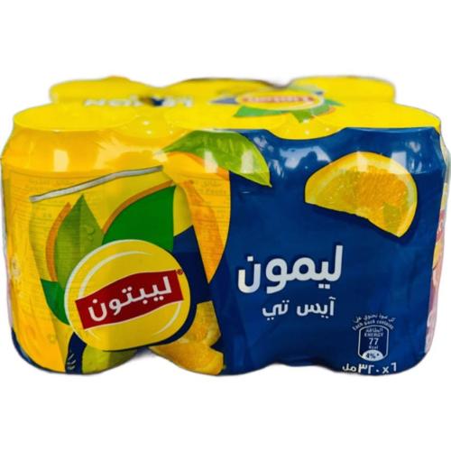 ليبتون ايس تى ليمون 6حبة*320ML
