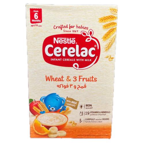 سيريلاك قمح و3 فواكة علبة ورق  500G