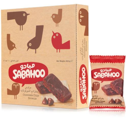 صباحو براونى بشرائح الشوكولاتة 12قطعة*50G