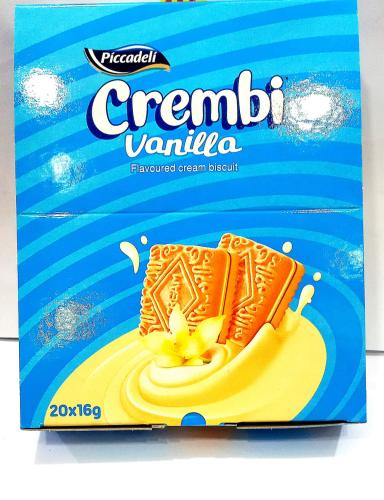 كريمبي بسكويت مع كريمة بنكهة الفانيلا 20*16G